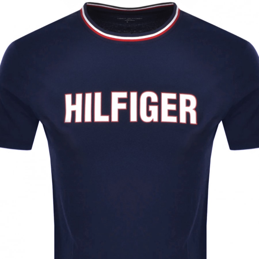 Alternative Image for ProductTommy Hilfiger Logo T Shirt Navy2